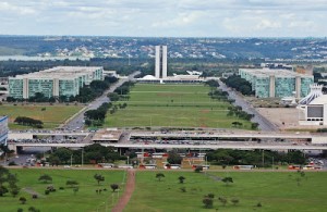 Eixo Monumental visto da Torre de Brasília