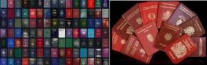 Todos os passaportes do mundo contém o respectivo símbolo nacional, inclusive os passaportes da América do Sul...