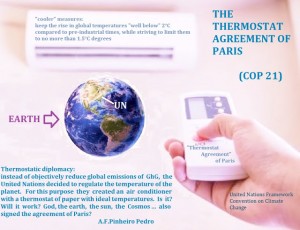 Um quadro-explicativo do Acordo de Paris, apelidado de Acordo-Termostato, pelas razões óbvias nele contidas...