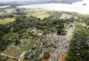 Pátio de Santo Amaro - contaminação do solo ameaça represa