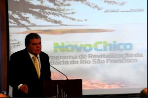 Ministro Sarney Filho participa da solenidade de lançamento do Programa Novo Chico no Palácio do Planalto.(Fotos: Paulo de Araújo/MMA)