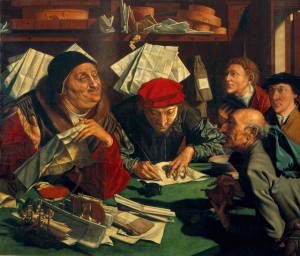 Marinus van Reymerswale - The Tax Collector - 1542