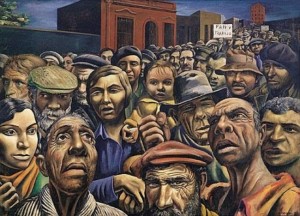 1º de Mayo - La Manifestación - Antonio Berni (1934)