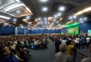 Convenção do PSL - presença maciça de filiados em apoio ao candidato Bolsonaro