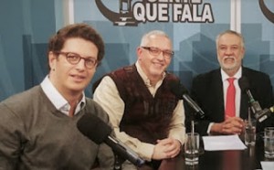 Ricardo Salles, Pinheiro Pedro e Zancopé Simões - Programa Gente que Fala - Rádio Trianon