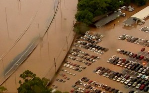 Chuva e caos em São Paulo (imagem TV Globo divulgaçao)