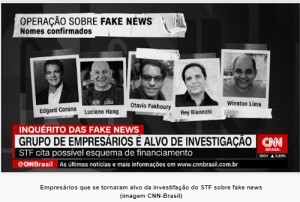 Empresários que se tornaram alvo da investifação do STF sobre fake news (imagem CNN-Brasil)