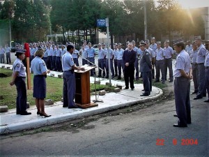 Pinheiro Pedro e Cel.PM Mele homenageados na APMBB com Placa em Praça da Academia e plantio de árvores