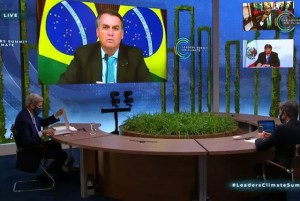 Bolsonaro discursa na Cúpula do Clima