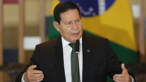 O vice-presidente da República e presidente do Conselho Nacional da Amazônia Legal, Hamilton Mourão. Foto: Fabio Rodrigues Pozzebom (Agência Brasil).